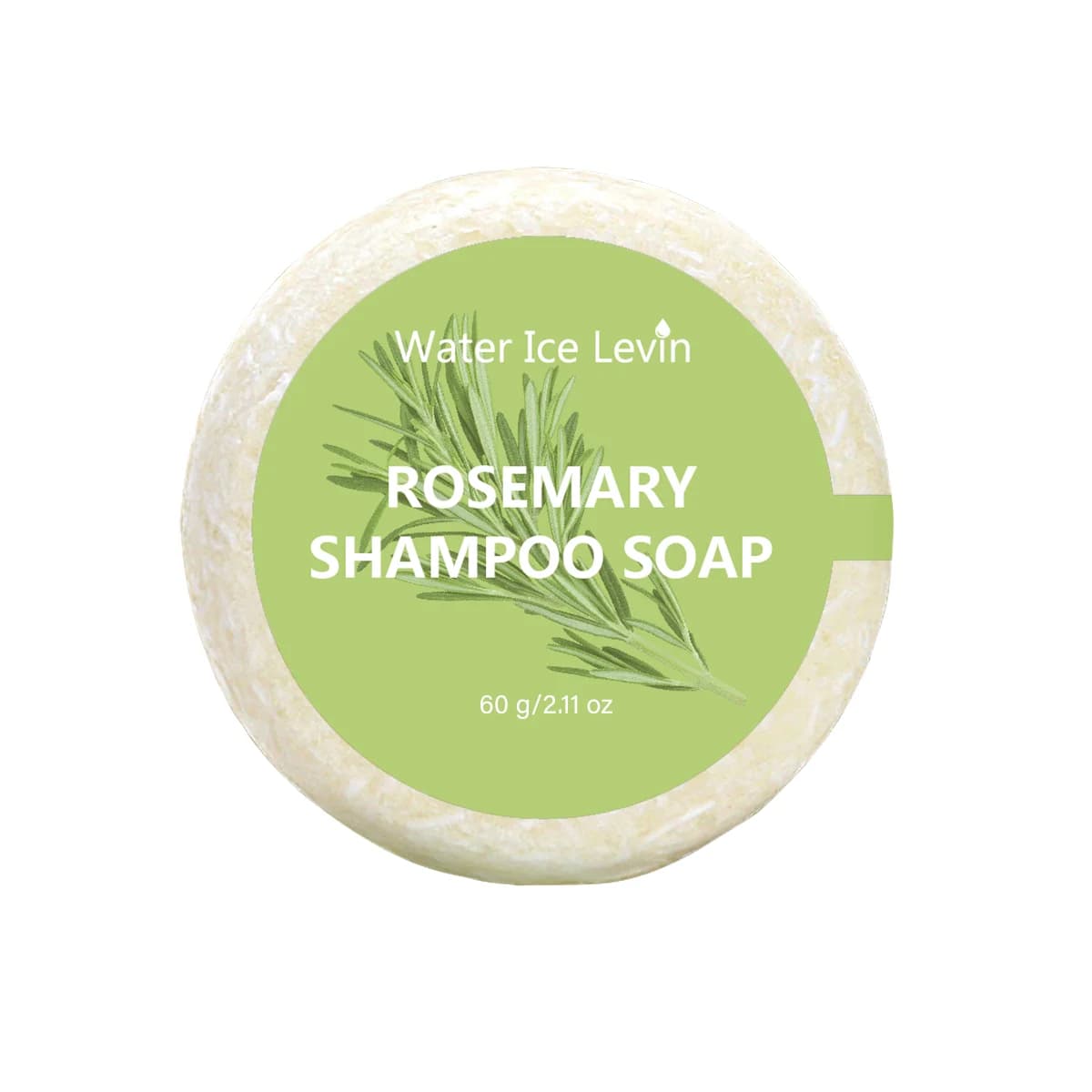 Savon Shampooing Solide Naturel Water Ice Levin à la Rosemary, Nettoyage Profond du Cuir Chevelu, Co