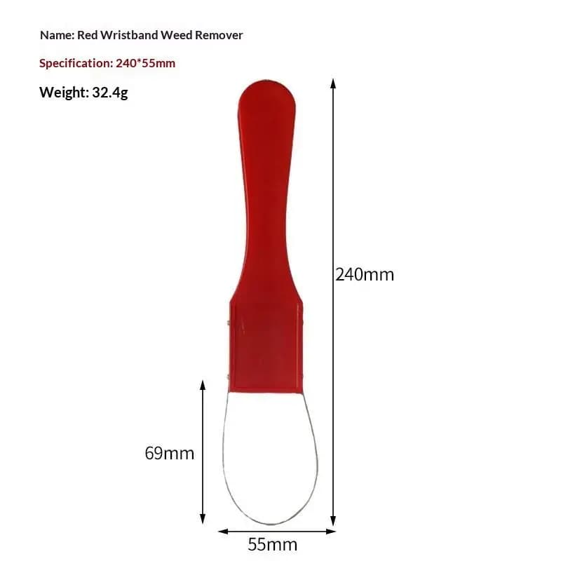 Outil de désherbage manuel à boucle en fer pour jardin - Conception à boucle en fer avec lames tranc