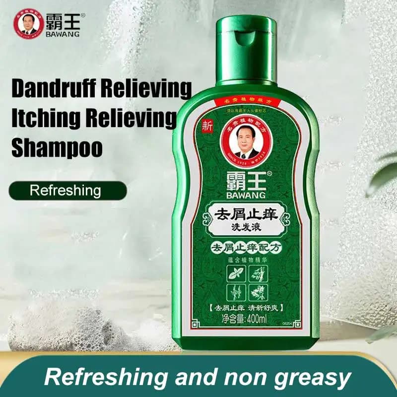 Shampoo antipelliculaire et anti-démangeaisons Bawang, formule à la menthe rafraîchissante, formule 