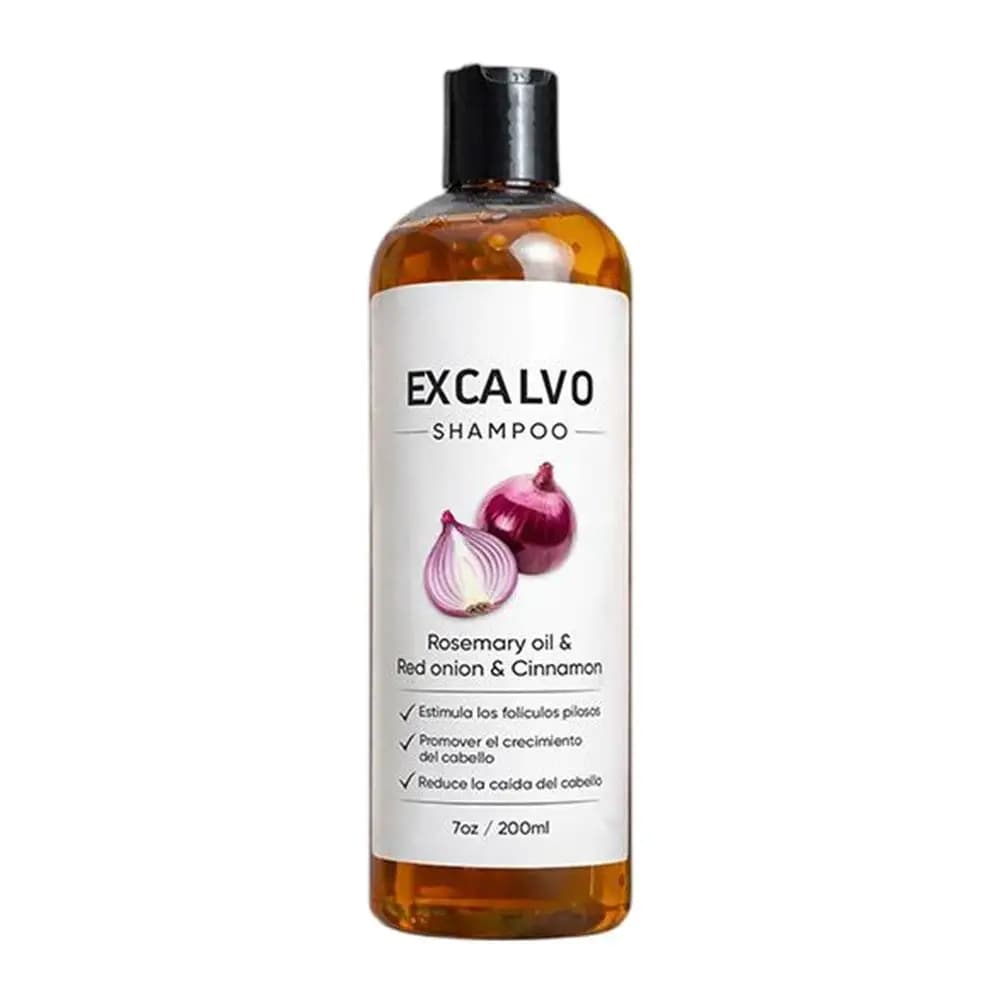Shampooing Romarin et Oignon Rouge 200ml pour Hommes – Épaississant, Nourrissant, Hydratant, Contrôl