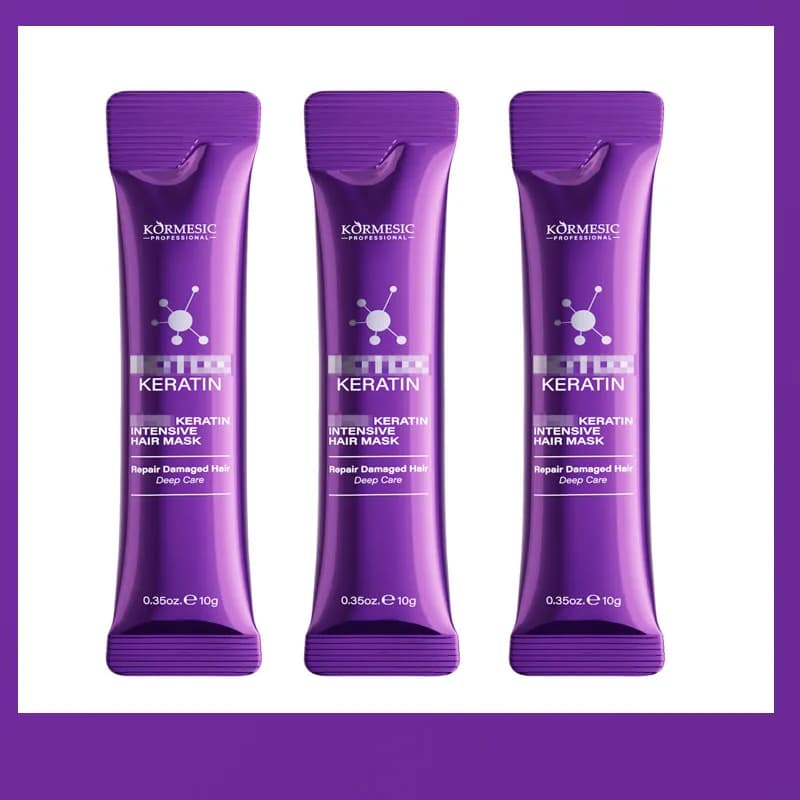 Masque capillaire magique à la kératine, réparation en 5 secondes des cheveux abîmés et crépus, douc