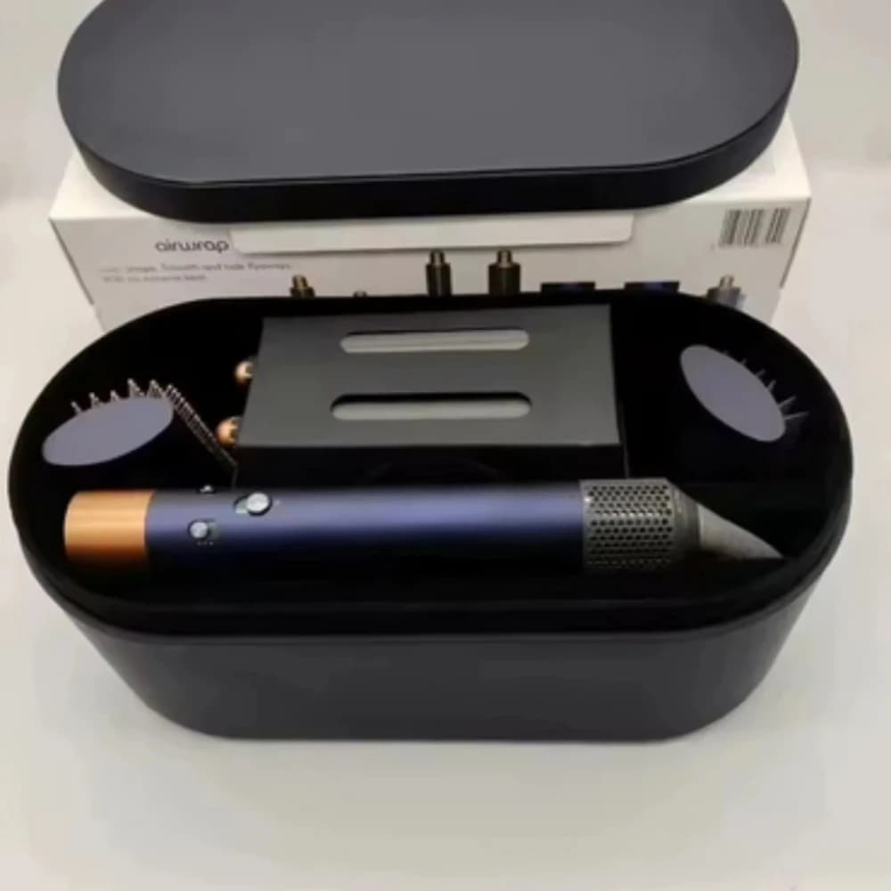 Ensemble de coiffure professionnel HSO5 complet pour cheveux longs avec boucleur et multi-styler pou