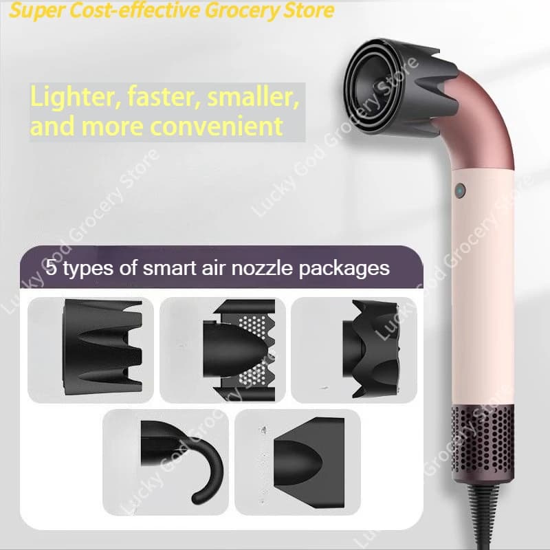 Offre spéciale nouveau sèche-cheveux à grande vitesse 1.8 M 1/5 buses souffleur de cheveux séchage r