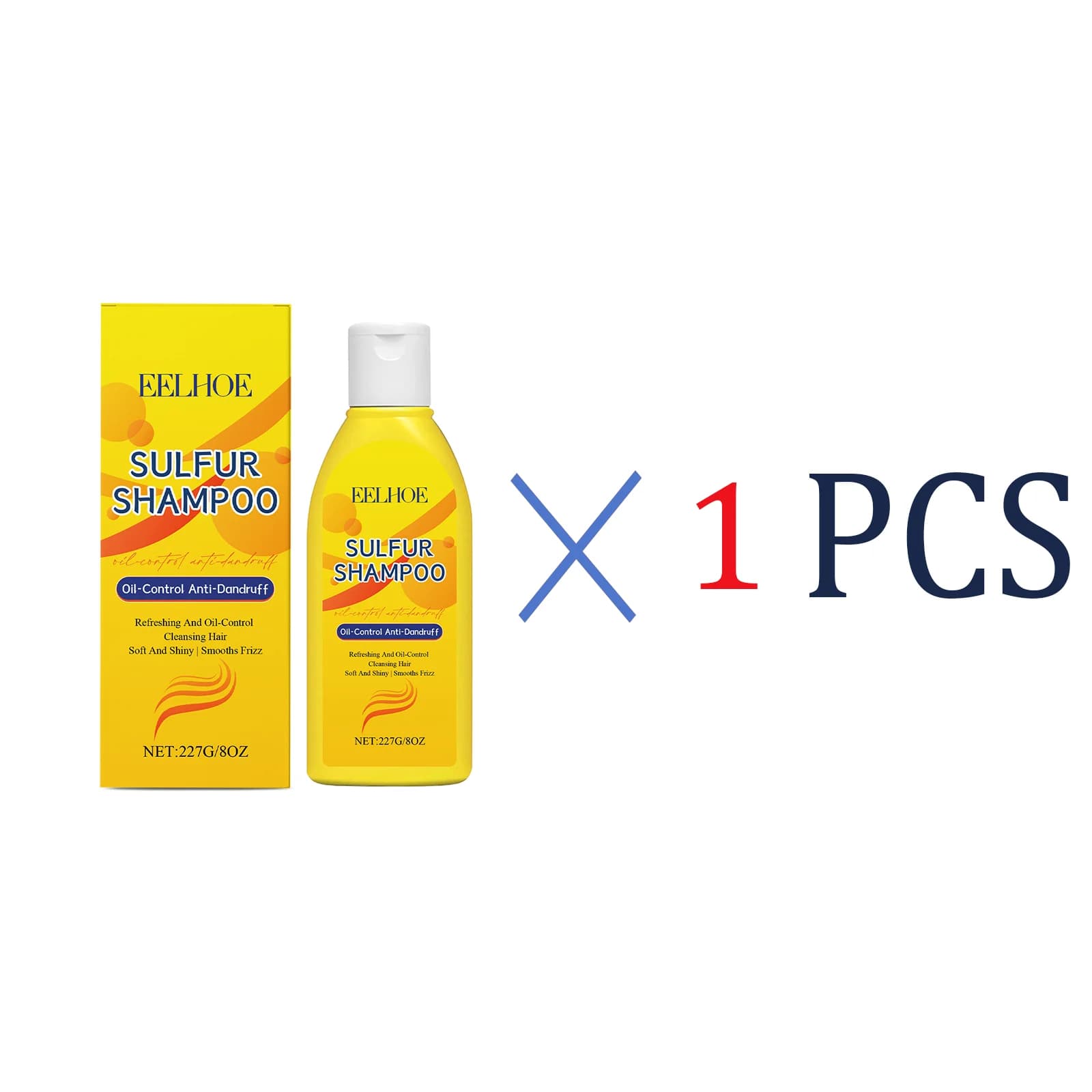 EELHOE – shampoing au soufre, renforce les racines, contrôle du sébum, cheveux moelleux, hydratant, 