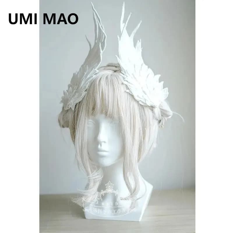 Pinces à cheveux ailes d'ange en plumes, Barrette Lolita, épingle à cheveux, Anime Cosplay, accessoi