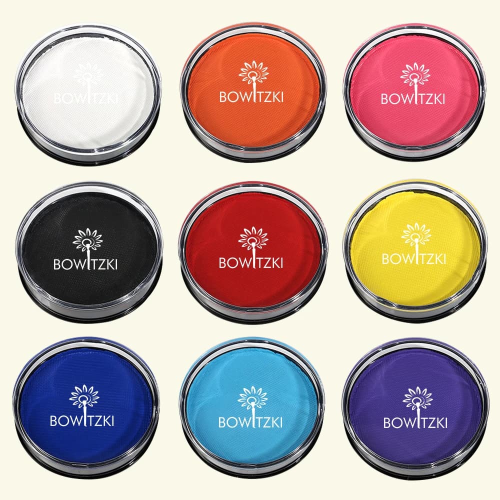 Bowitzki 18g Peinture faciale professionnelle à base d'eau, maquillage sûr pour adultes, couleur unique