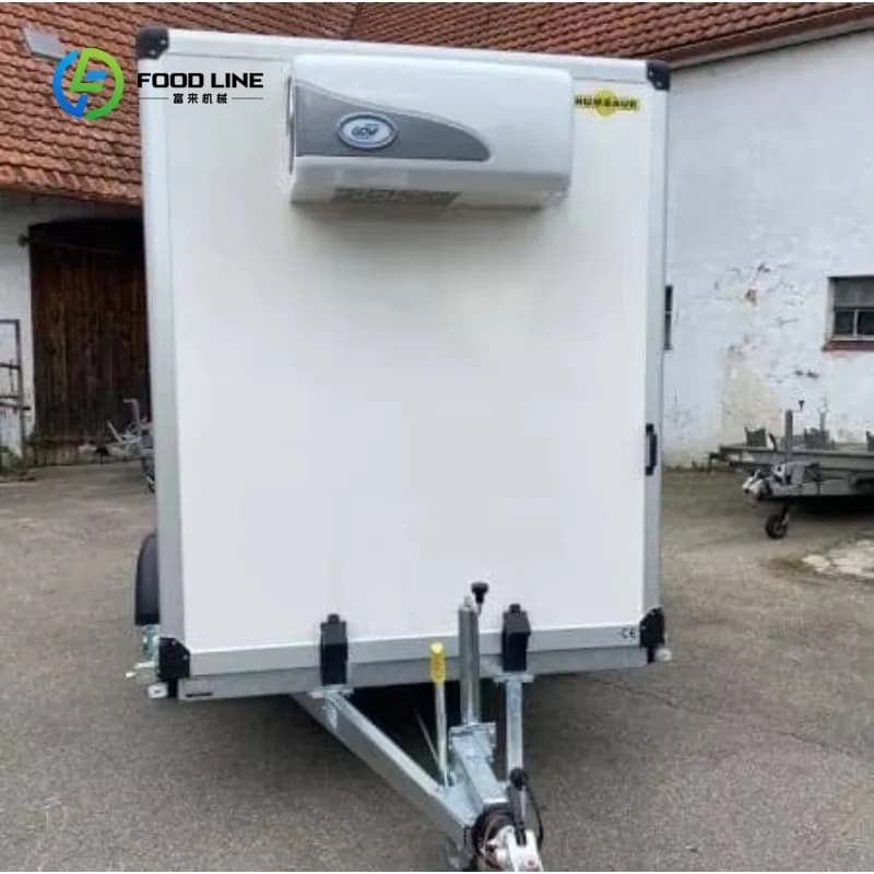 Remorque frigorifique personnalisée pour le transport de produits surgelés et réfrigérés