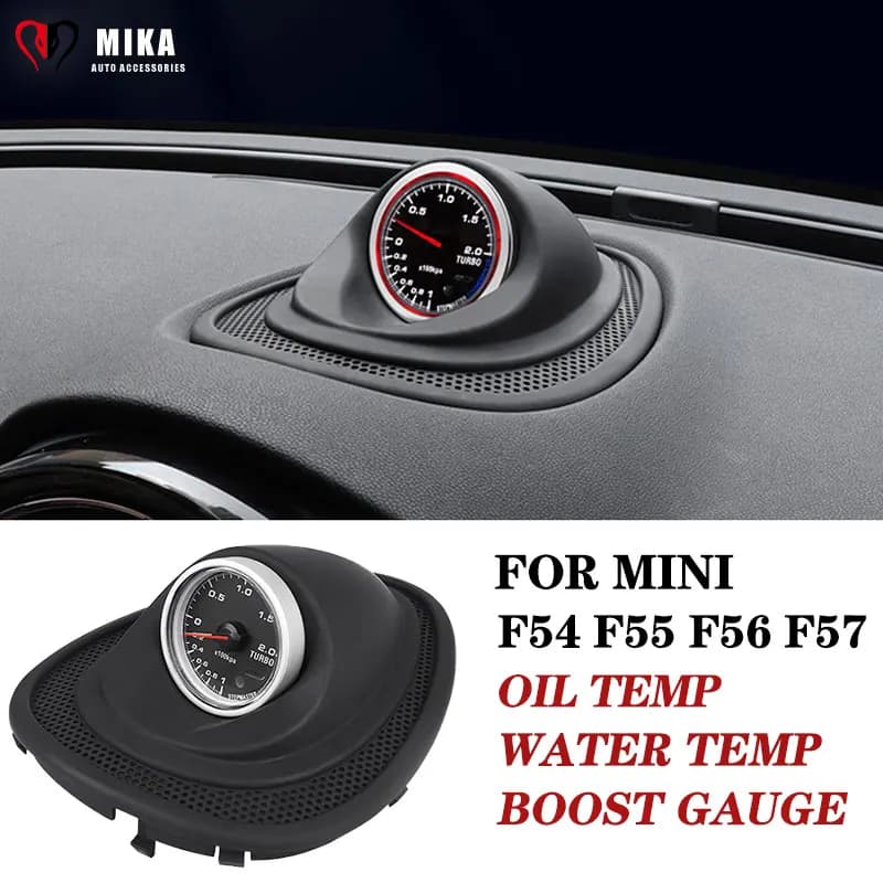 Couvercle de jauge de suralimentation de la température de l'eau et de l'huile pour voiture, sortie d'air, tableau Prada, Mini Cooper F54, F55, F56, F57, accessoires de pièces automobiles intérieures