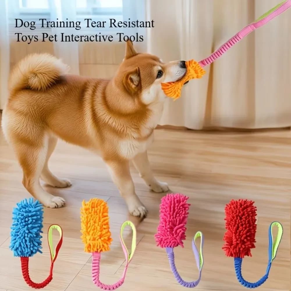 Balle à mâcher pour chien, corde colorée durable pour la mastication, jouet interactif pour animaux de compagnie, pour le nettoyage des dents et le jeu d'agressivité