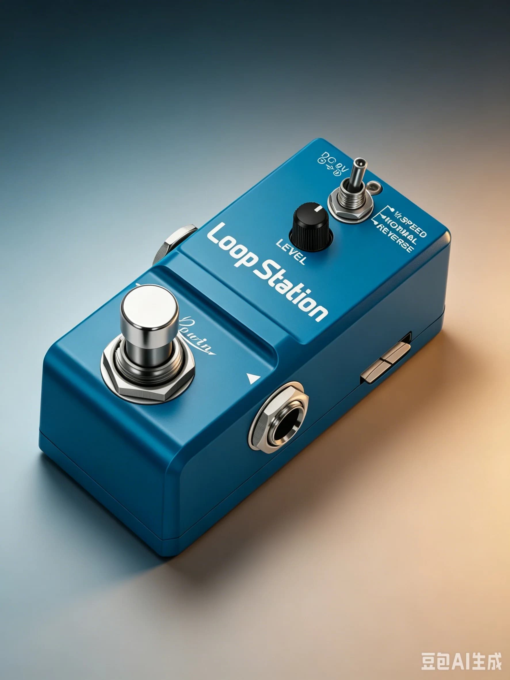 Pédale de looper Rowin LN332AS 48K, surpositions illimitées, 10 minutes de boucle, demi-tempo, fonction inversée, boîtier entièrement métallique, True Bypass