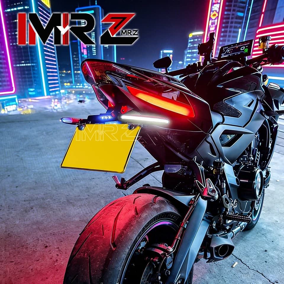 Nouveau support de plaque d'immatriculation arrière en fer pour motos ZONTES RR703 703R 703RR 703 RR 2025 2026+ Accessoires de moto Support pliable Pièces