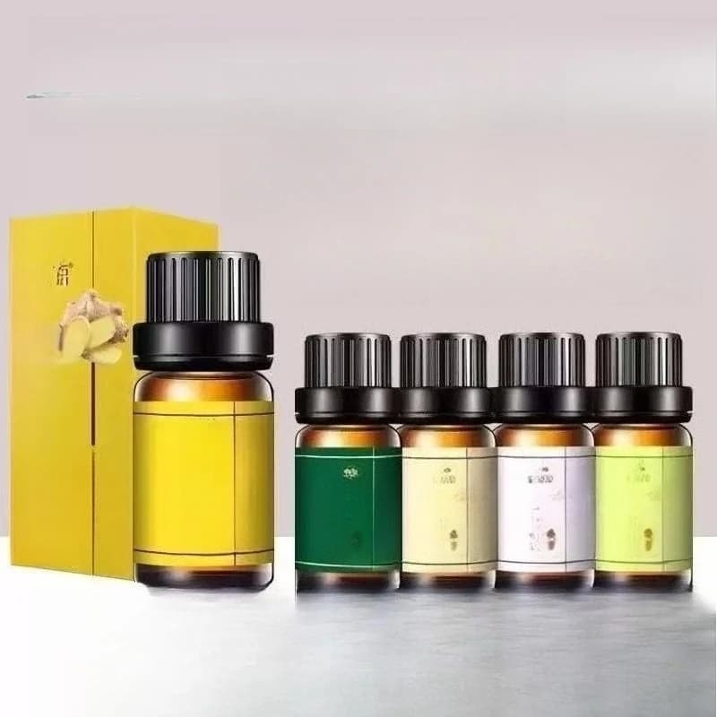 Huile Essentielle Rose, Gingembre et Olive pour Massage du Dos, Gua Sha, Bain de Pieds – Spécial Salon de Beauté et Soins de Santé 10ml