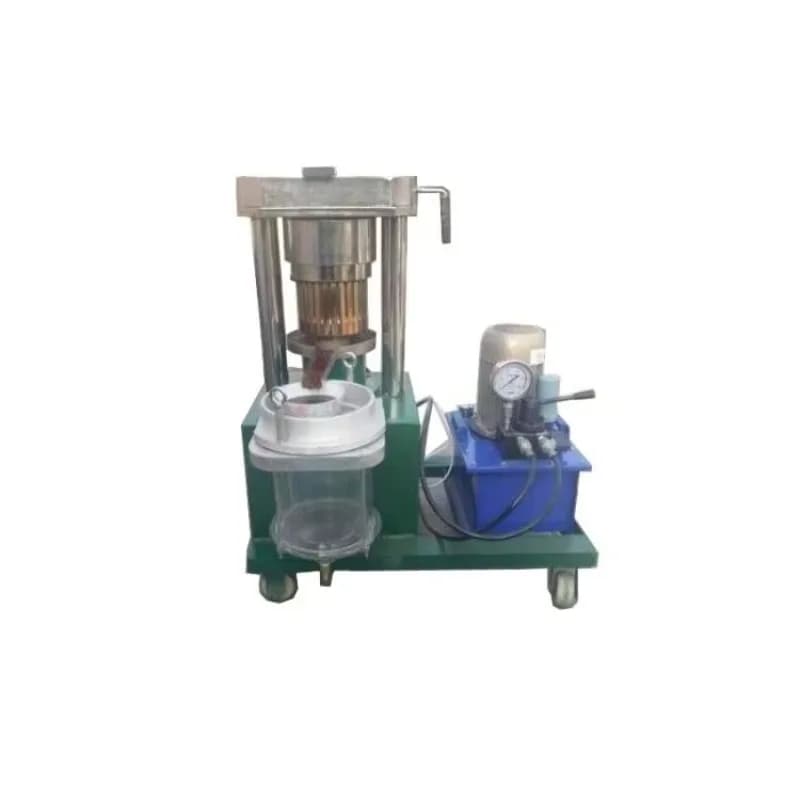 Machine de pressage d'huile hydraulique/10 kg/heure Machine de presse d'huile d'olive hydraulique HJ-H80