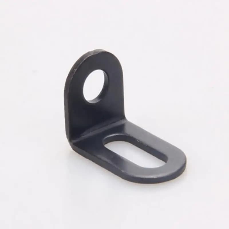 Attaches d'angle en métal noir en forme de L, 10 pièces, supports de montage à angle droit