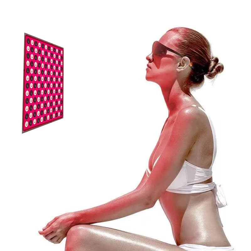 LED panneau rouge lumière visage anti-âge soins de la peau beauté 144 lumière LED outils de physiothérapie du corps yoga lampe de relaxation