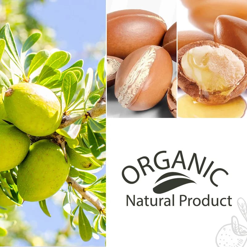 PURC – huile d'argan marocaine, traitement lissant pour cheveux, réparation des frisottis endommagés, produits de soins capillaires pour femmes, 100ml