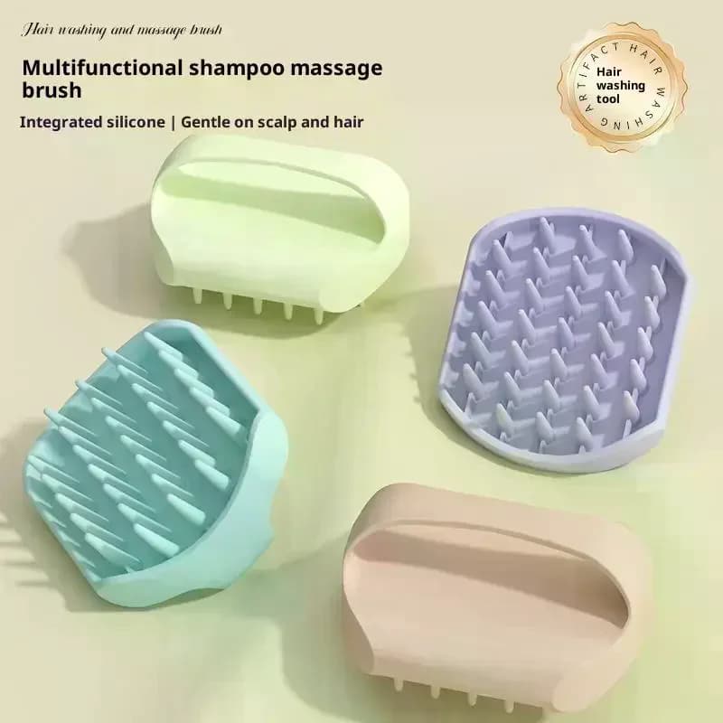 Brosse à shampoing, peigne de Massage du cuir chevelu avec poignée