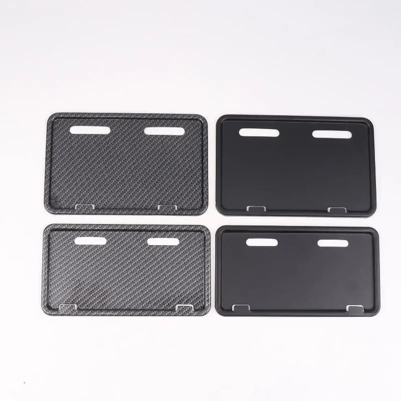 Support de plaque d'immatriculation universel en fer pour véhicule électrique, 1 pièce, cadre de protection, cadres de plaque d'immatriculation de moto