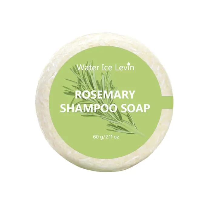 Savon Shampooing Solide Naturel Water Ice Levin à la Rosemary, Nettoyage Profond du Cuir Chevelu, Co