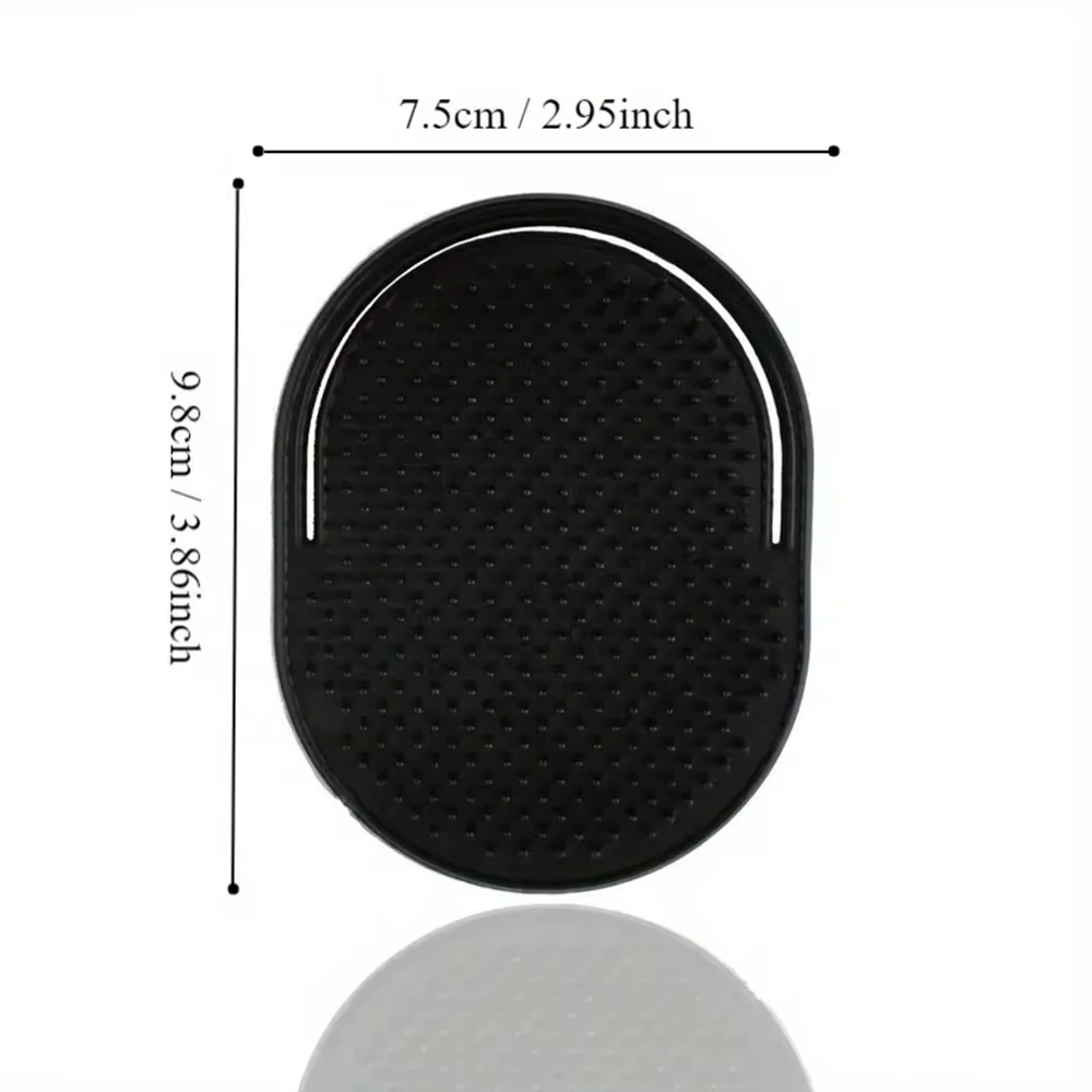 Brosse à cheveux de poche multifonctionnelle, petit peigne léger avec poignée de paume, brosse de Ma