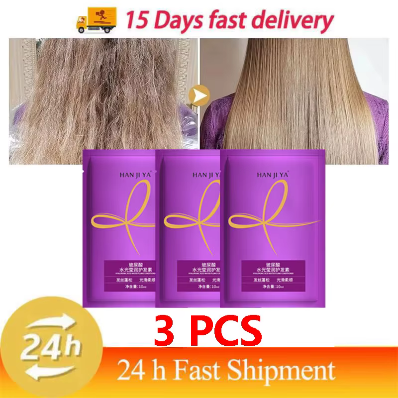 Crème lissante aux protéines, nourrit, adoucit les cheveux, créant des cheveux lisses et soyeux, rép