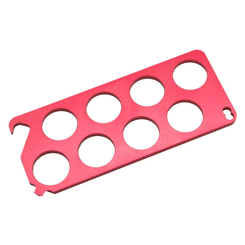 Calibre de taille pour balle de Paintball 0.68 ", rouge, noir ou bleu