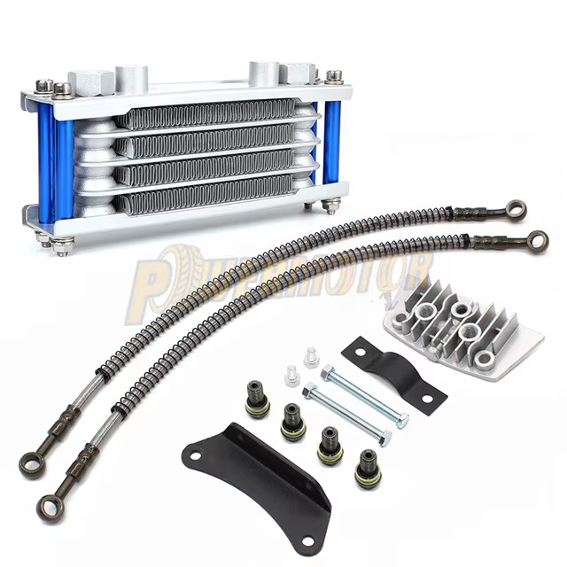 Refroidisseur d'huile Kit de radiateur d'huile de moto refroidissement du moteur pour 50 125 140cc M