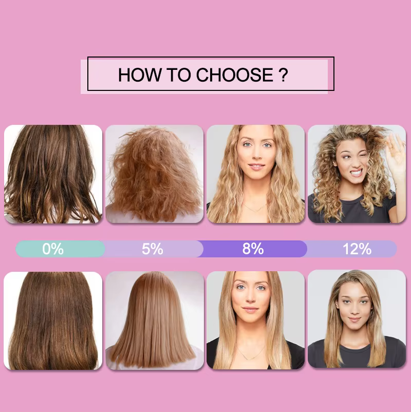 PURC 300ml traitement des cheveux à la kératine brésilienne réparation lissante frisottis cheveux bo