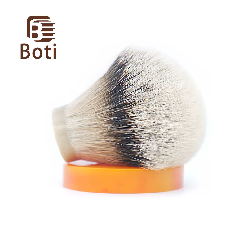 Boti brosses-shd soie, poils de blaireau avec nœud, très haute densité, en forme d'ampoule