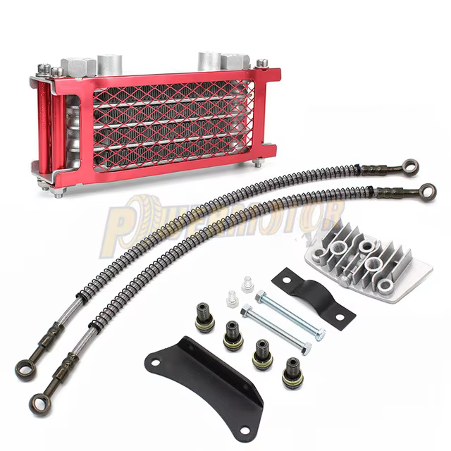 Kit de refroidisseur d'huile de moto, refroidisseur d'huile, refroidissement du moteur, motocross, u
