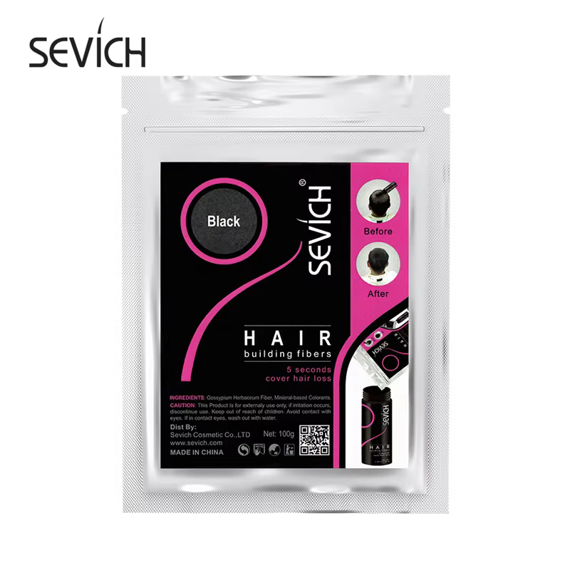 SEVICH 100g recharge cheveux épaississement Fiber 10 couleurs traitements capillaires couverture épa