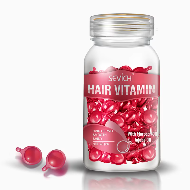 Sevich – sérum capillaire Anti-perte pour cheveux abîmés, huile à base de kératine, Capsule de vitam