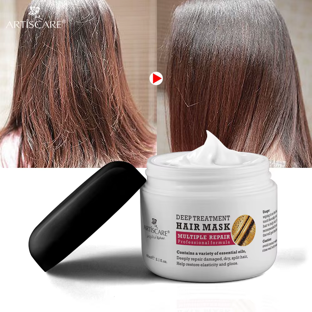 ARTISCARE masque capillaire réparation dommages restaurer cheveux doux et traitement du cuir chevelu