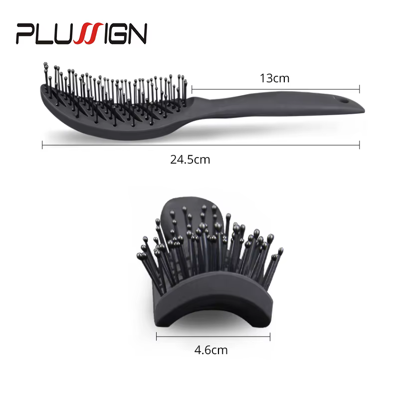 Brosse à cheveux bouclés, peigne de Massage pour Salon de coiffure, brosse de séchage démêlante, bro