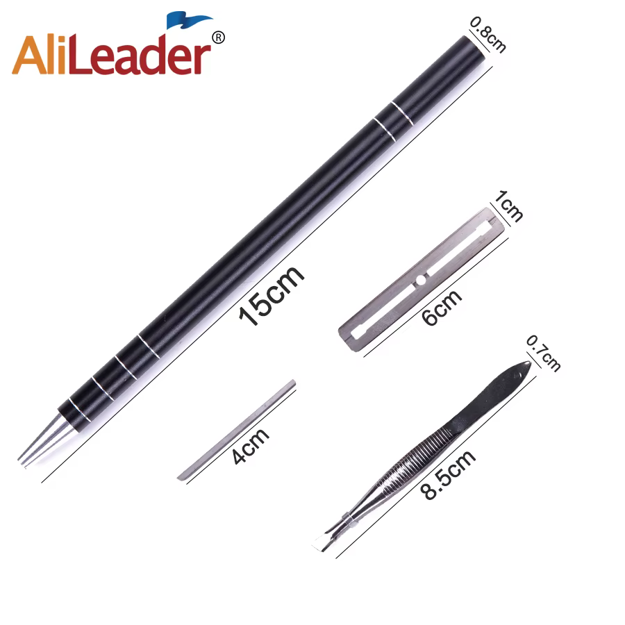 Stylo de gravure de rasoir de tatouage de cheveux pour la conception d'art de cheveux et stylo de co