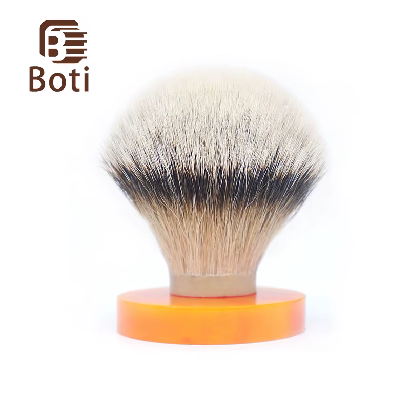 Boti brosses-shd soie, poils de blaireau avec nœud, très haute densité, en forme d'ampoule