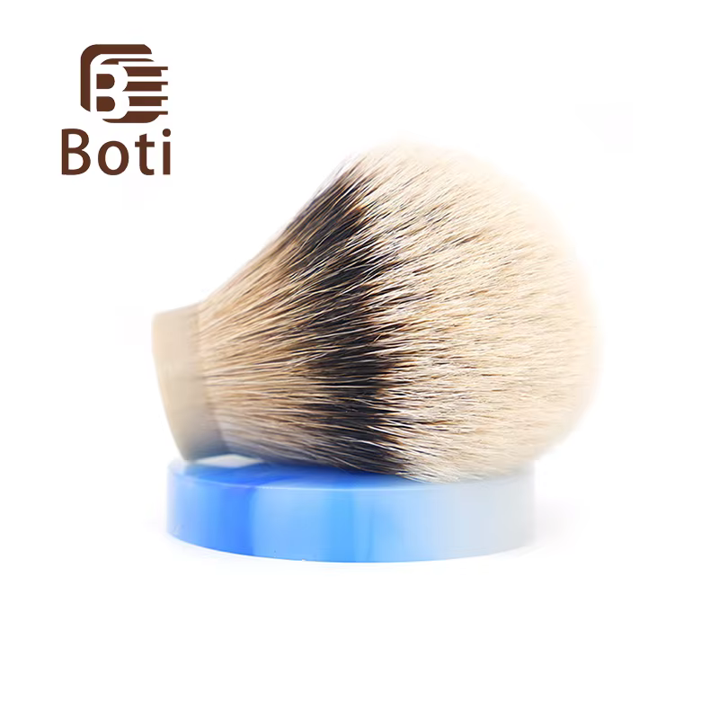 Boti brosses-shd soie, poils de blaireau avec nœud, très haute densité, en forme d'ampoule