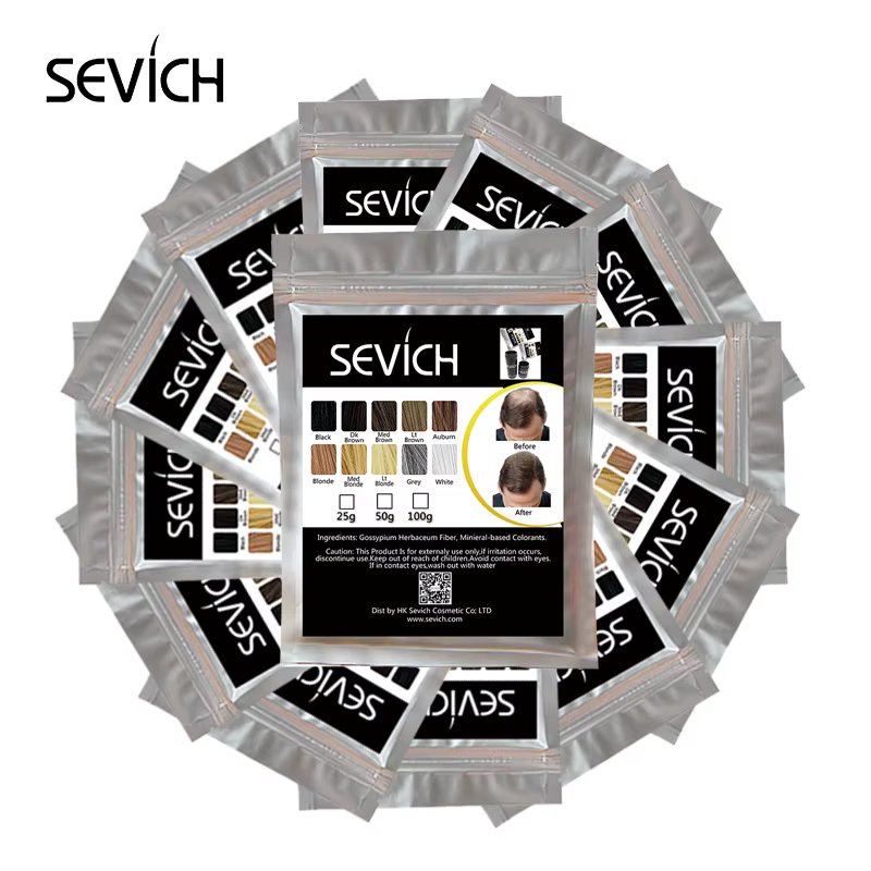Sevich 10 couleurs 1000g recharge sacs Salon repousse kératine fibre de cheveux épaississement perte