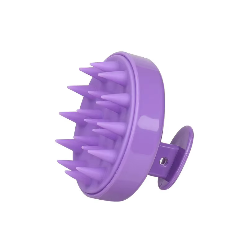 Épurateur de cuir chevelu, brosse de shampoing, masseur, peigne propre pour cuir chevelu avec poigné