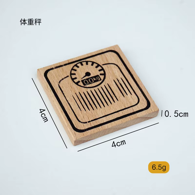 Mini serviette de toilette T1 en bois, échelle 1:12, maison de courses, baignoire, évier, meubles de