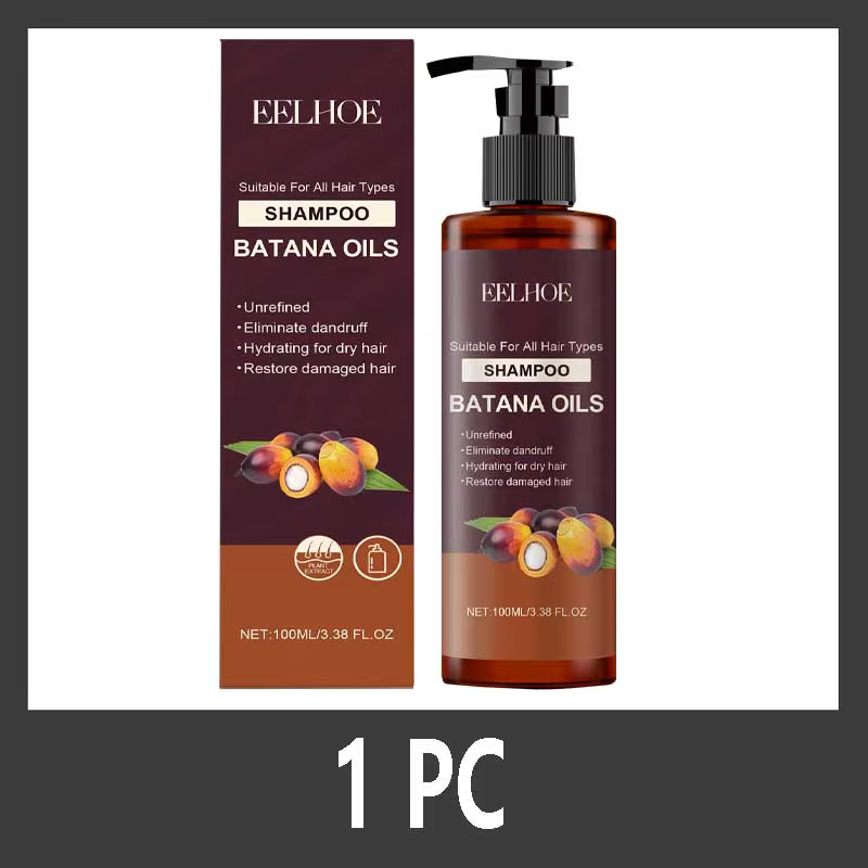 Batana – shampoing pour cheveux, prévient la sécheresse, lissant, réduit les pointes renversées, con