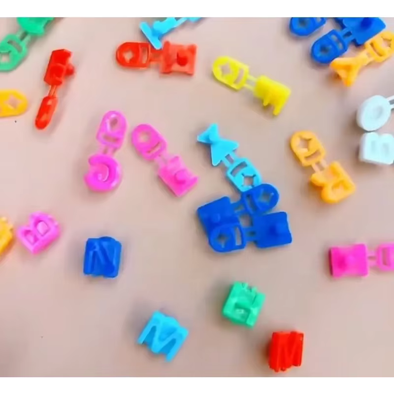 360 pièces/8 paquets = 360 pièces) a B C Mini lettre pince à cheveux griffes pour enfants/filles tre