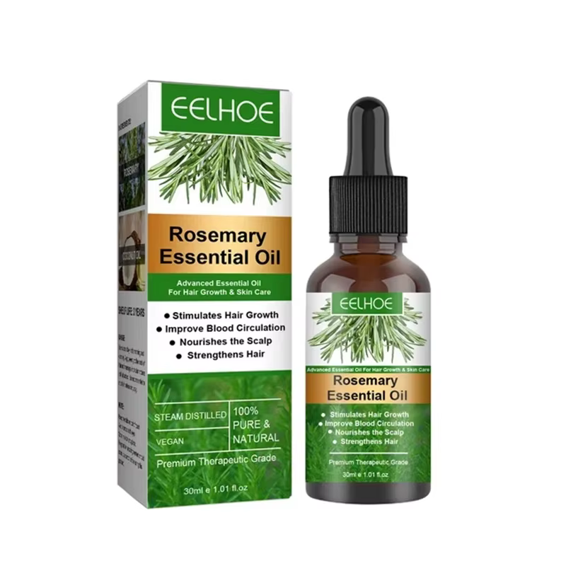 Kit d'huiles essentielles de romarin, menthe, pointes fourchues, Spray sec, traitement nourrissant,