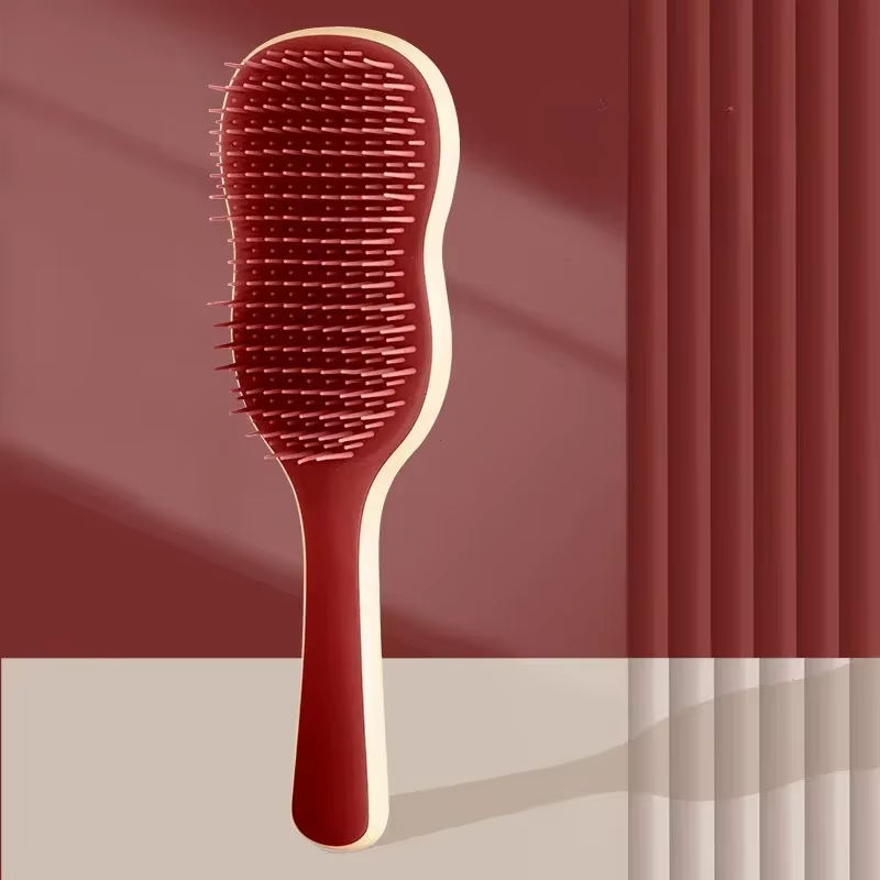 Brosse à cheveux anti-poignées, peigne de massage, poignées de coiffure, séchage rapide par soufflag