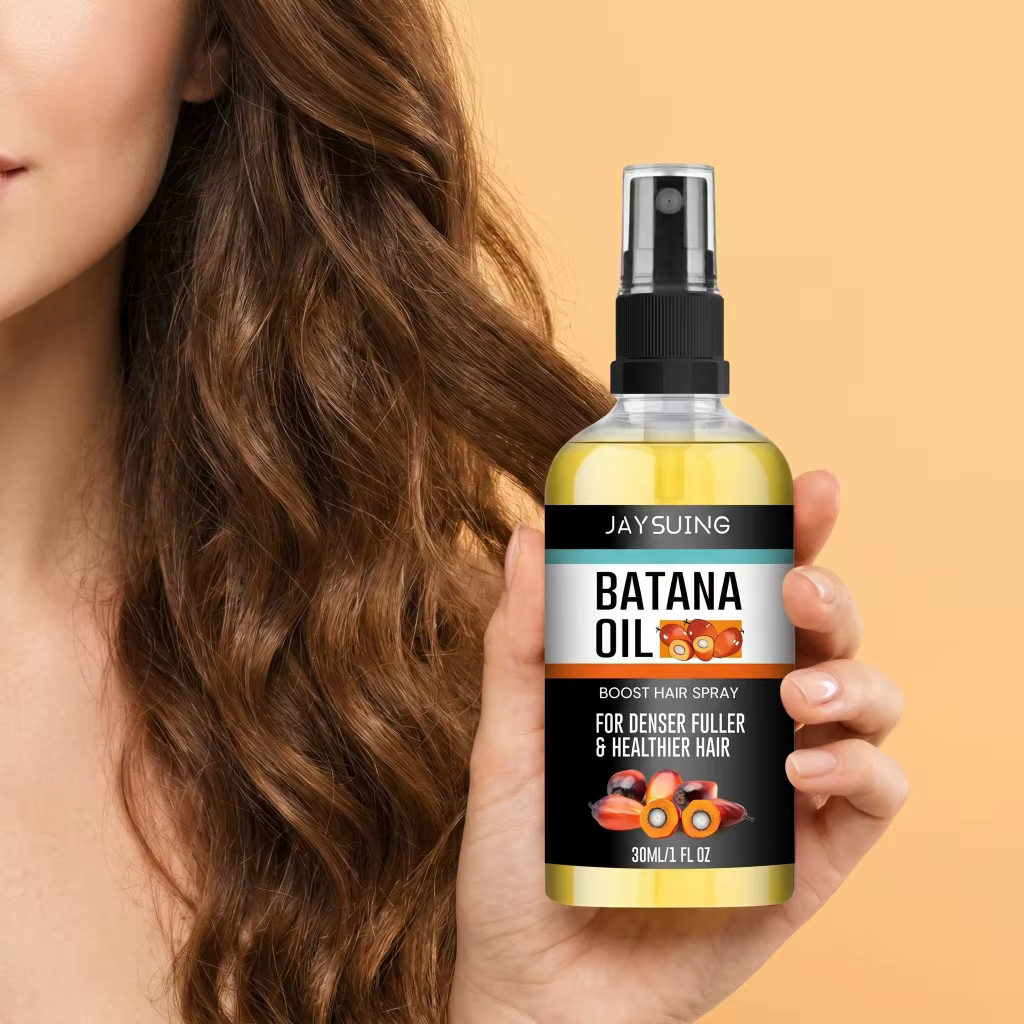 Huile de Batana, spray nourrissant pour cheveux, sérum hydratant naturel pour le cuir chevelu, volum