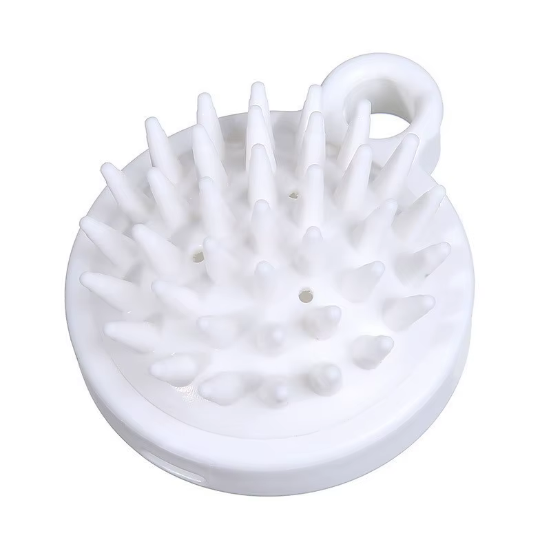 Brosse à shampoing en Silicone, peigne de Massage du cuir chevelu, nettoie le cuir chevelu à tout le
