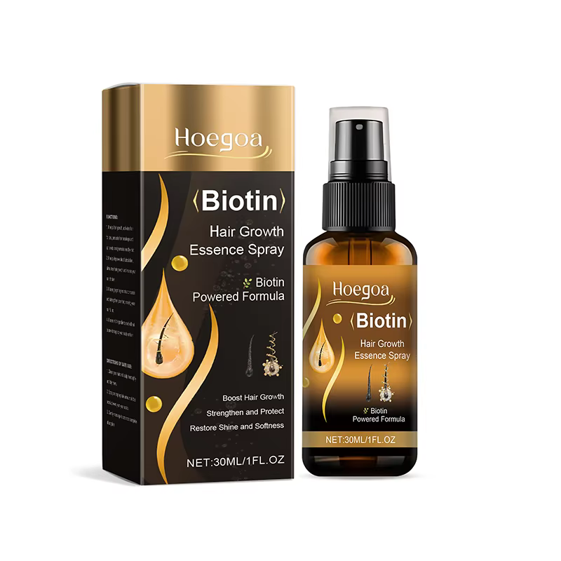 Spray de croissance rapide des cheveux à la biotine, sérum Anti-perte de cheveux, prévention de la c
