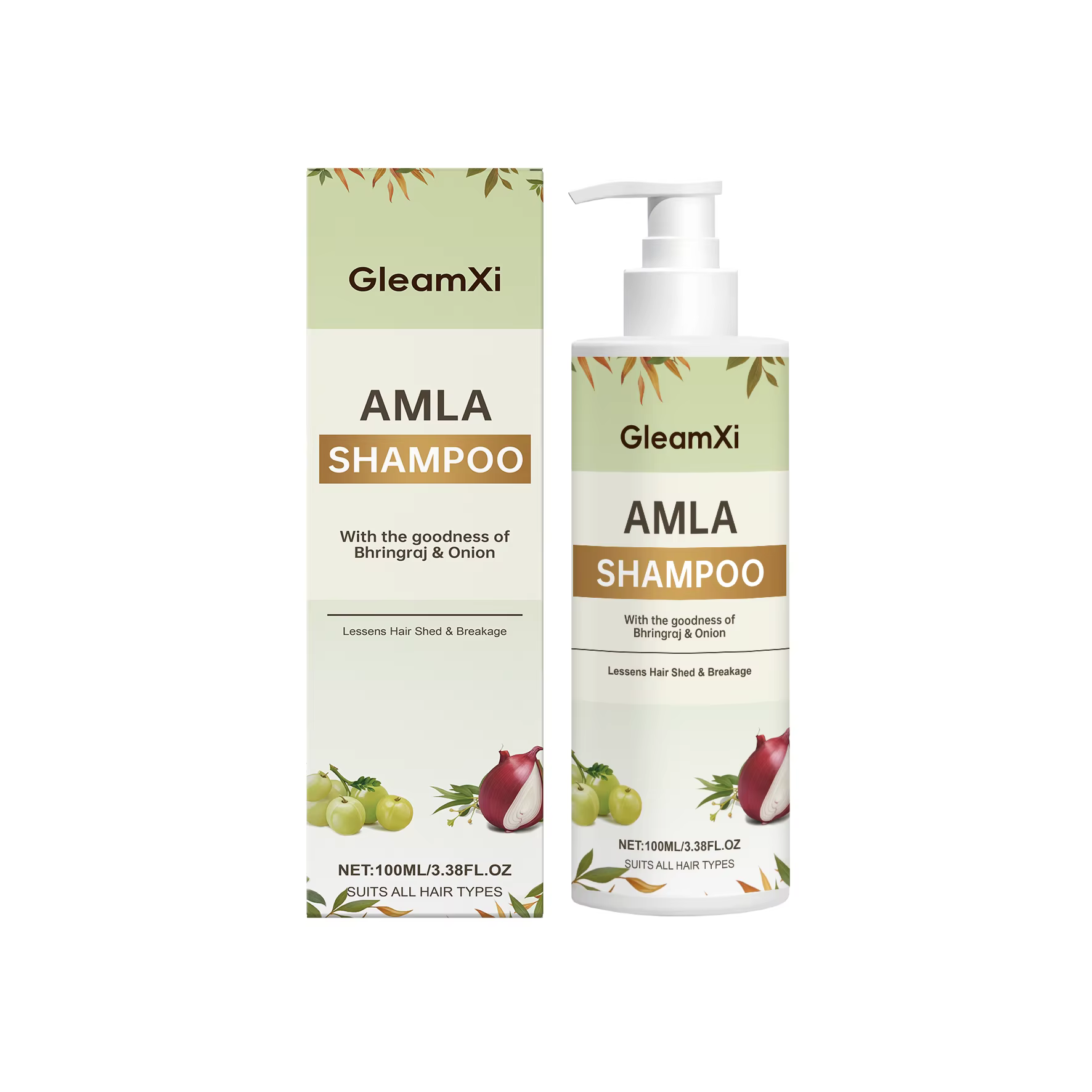 Shampoo Amla fortifiant et nourrissant pour cheveux, contrôle l'excès de sébum, ajoute de la brillan
