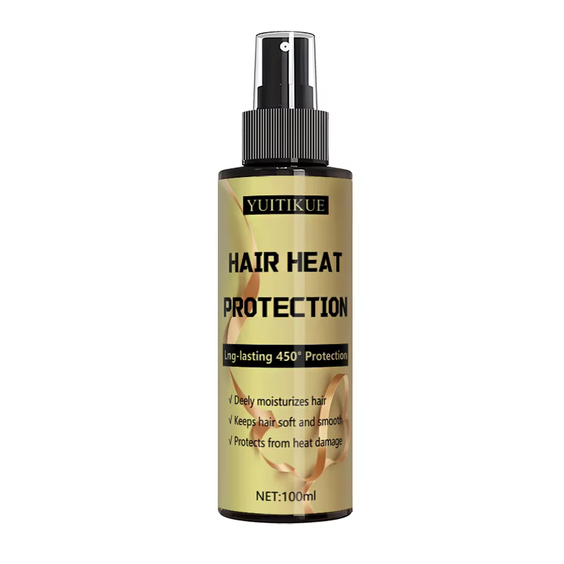 Spray de protection thermique pour cheveux YUITIKUE | 450 ° Protection longue durée, hydrate en pr