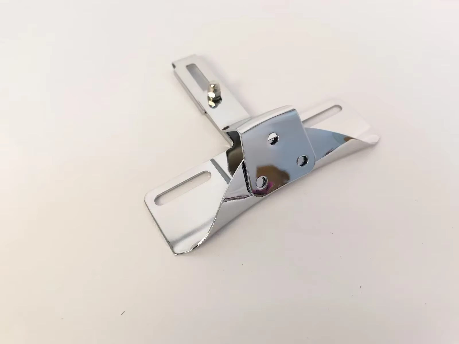 Support de plaque d'immatriculation de remplacement en fer chromé pour moto Harley Sportster XL883 X